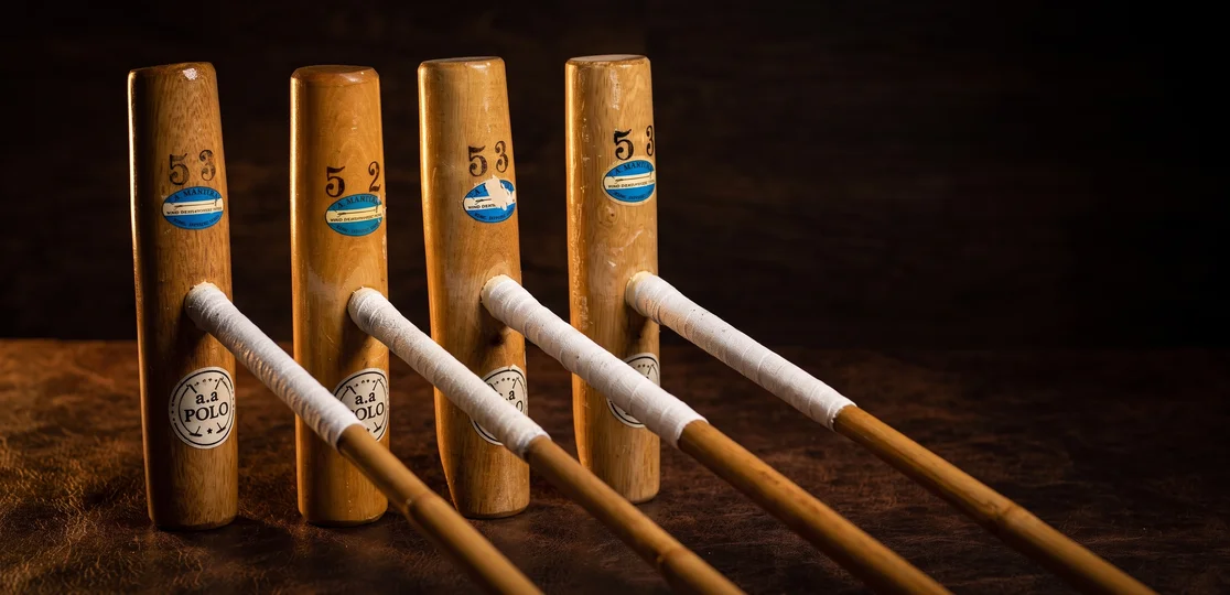 AA Polo branded polo mallets